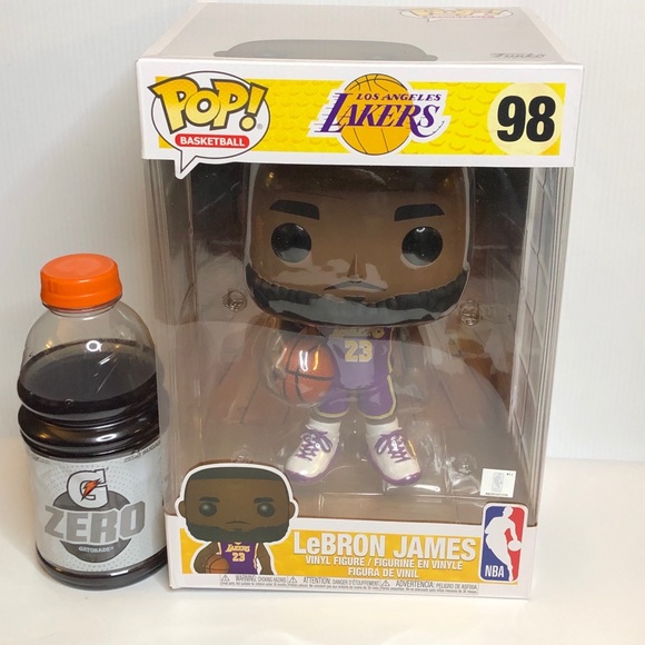 LeBron James Pop NBA Basketball #98 10” tall Action Figure Figurine - Picture 2 of 6